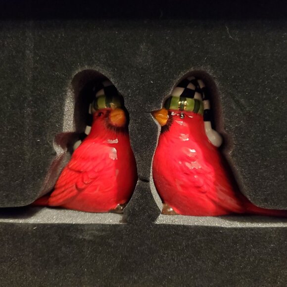 Mackenzie Childs salt & pepper set - Picture 2 of 4